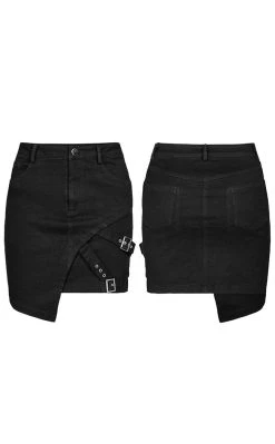 Discount β Punk Rave Accursed Denim Mini π Skirt π 11 Discount β Punk Rave Accursed Denim Mini π Skirt π -Gothic-clothing Shop Accursed Denim Mini Skirt Punk Rave 6 650x