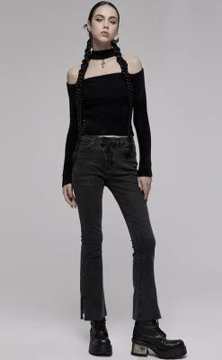 Top 10 π€© Punk Rave Adrienne Cold Shoulder Sweater π 11 Top 10 π€© Punk Rave Adrienne Cold Shoulder Sweater π -Gothic-clothing Shop Adrienne Cold Shoulder Sweater Punk Rave 6 650x