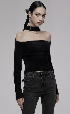 Top 10 🤩 Punk Rave Adrienne Cold Shoulder Sweater 🛒