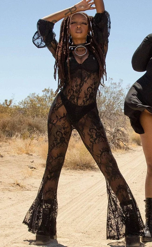 Buy π Killstar Alia Lace Jumpsuit β 2 Buy π Killstar Alia Lace Jumpsuit β - Image 2