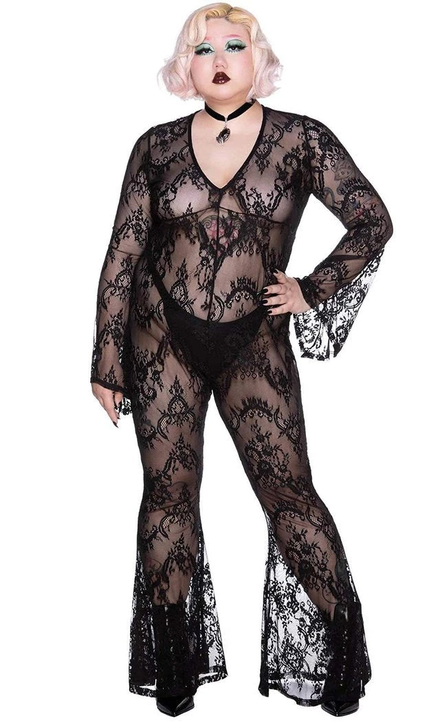 Buy π Killstar Alia Lace Jumpsuit β 4 Buy π Killstar Alia Lace Jumpsuit β - Image 4