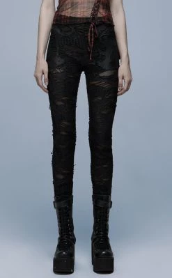 Flash Sale ✔️ Punk Rave All Torn Up Leggings 🌟 -Gothic-clothing Shop All Torn Up Leggings Punk Rave 3 650x