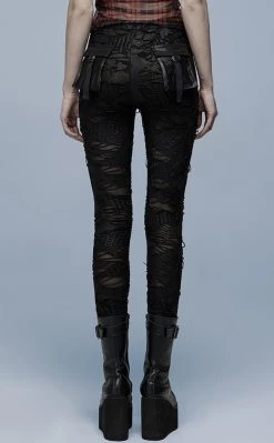 Flash Sale ✔️ Punk Rave All Torn Up Leggings 🌟 -Gothic-clothing Shop All Torn Up Leggings Punk Rave 4 650x