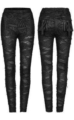 Flash Sale ✔️ Punk Rave All Torn Up Leggings 🌟 -Gothic-clothing Shop All Torn Up Leggings Punk Rave 5 650x