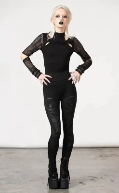 Gothic-clothing Shop 25 Coupon π― Killstar Anoint Leggings π€©