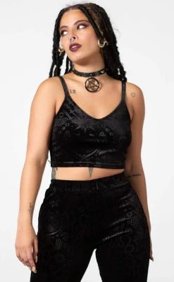 Cheapest 🔥 Killstar Ataraxia Velvet Top 🤩 -Gothic-clothing Shop Ataraxia Velvet Top Killstar 3 650x