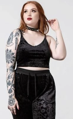 Cheapest π₯ Killstar Ataraxia Velvet Top π€©