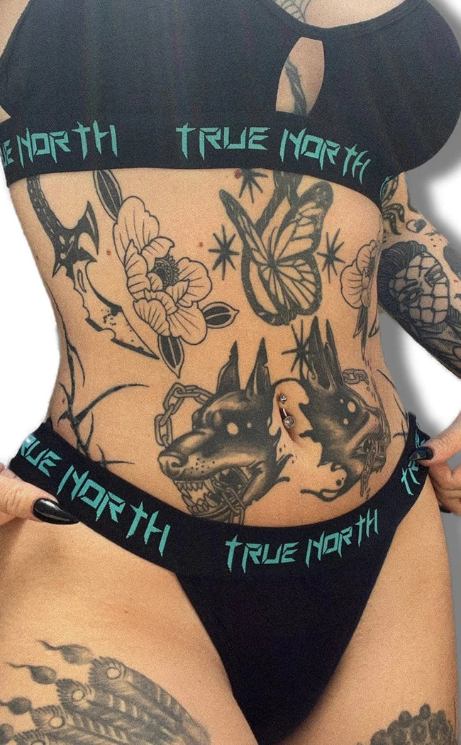 Deals ✨ True North Collective Black Loungewear Thong ✨ 1 Deals ✨ True North Collective Black Loungewear Thong ✨