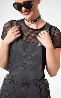 Best deal π Killstar Blackbell Denim Overalls π― 5 Best deal π Killstar Blackbell Denim Overalls π― -Gothic-clothing Shop Blackbell Denim Overalls Killstar 3 650x