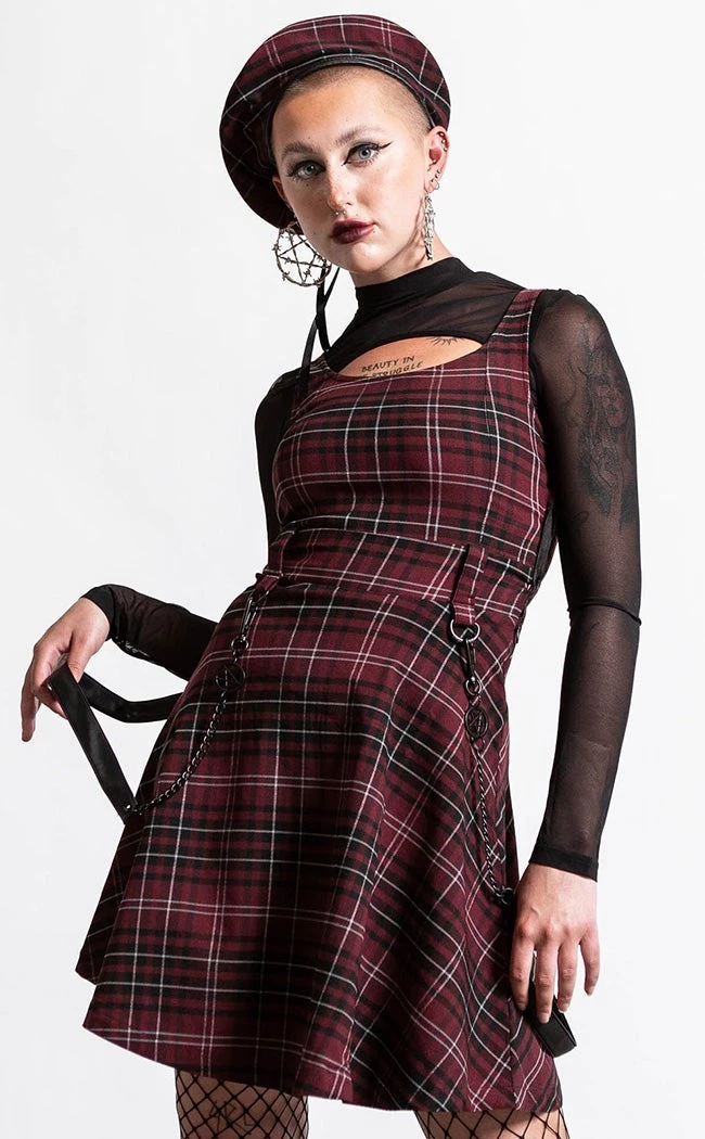 Budget π Killstar Crash Skater π Dress | Blood Tartan π₯ 1 Budget π Killstar Crash Skater π Dress | Blood Tartan π₯