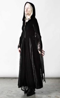 Cheap π― Killstar Dark Descent Hooded Duster | Black β¨