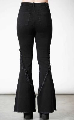 Outlet β Killstar Dasia Lace-Up Bell Bottoms π 5 Outlet β Killstar Dasia Lace-Up Bell Bottoms π -Gothic-clothing Shop Dasia Lace Up Bell Bottoms Killstar 3 650x