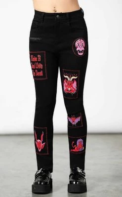 Wholesale π Killstar Dealer Patched π Jeans π 12 Wholesale π Killstar Dealer Patched π Jeans π -Gothic-clothing Shop Dealer Patched Jeans Killstar 5 650x