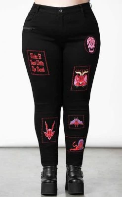 Wholesale π Killstar Dealer Patched π Jeans π 13 Wholesale π Killstar Dealer Patched π Jeans π -Gothic-clothing Shop Dealer Patched Jeans Killstar 6 650x