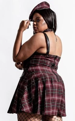 Outlet β Killstar Distortion Pleated π Dress | Blood Tartan π 8 Outlet β Killstar Distortion Pleated π Dress | Blood Tartan π -Gothic-clothing Shop Distortion Pleated Dress Blood Tartan Killstar 4 650x