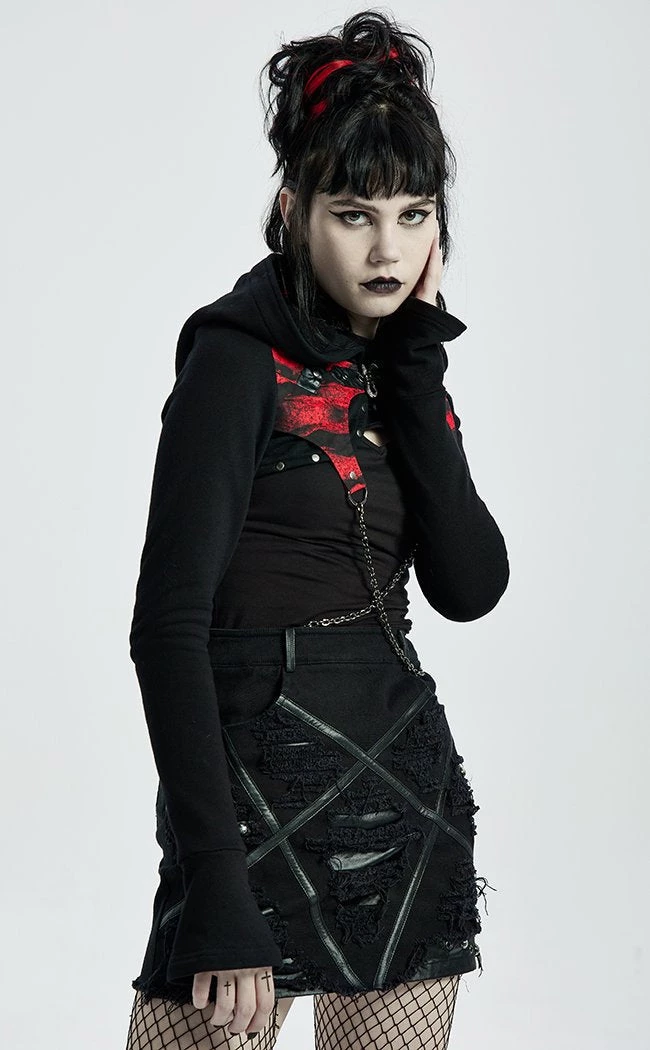 Cheapest βοΈ Punk Rave Enmity Denim Mini π Skirt 𧨠2 Cheapest βοΈ Punk Rave Enmity Denim Mini π Skirt 𧨠- Image 2