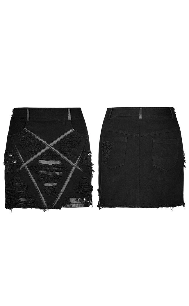 Cheapest βοΈ Punk Rave Enmity Denim Mini π Skirt 𧨠5 Cheapest βοΈ Punk Rave Enmity Denim Mini π Skirt 𧨠- Image 5
