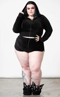 Outlet 😀 Killstar Eternal Rest Zip Hoodie [Plus-Size] 🎉