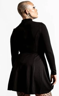 Wholesale 🎁 Killstar Evanna Cross 👗 Dress 😀 -Gothic-clothing Shop Evanna Cross Dress Killstar 5 650x