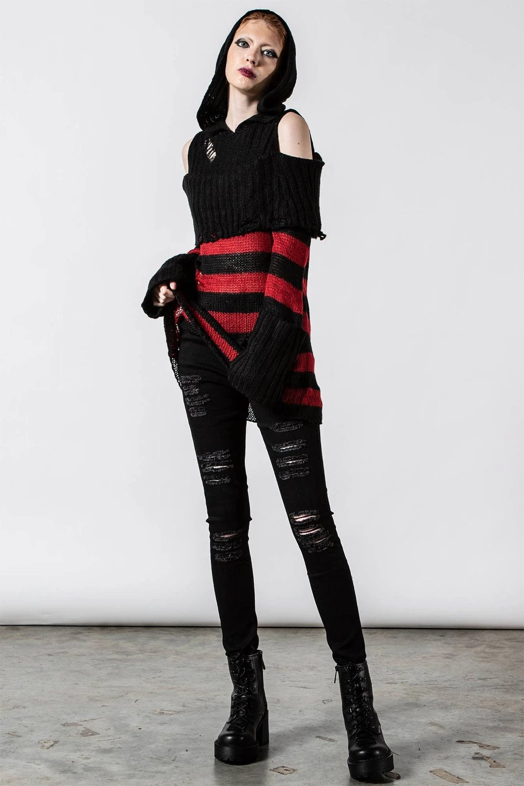 Best Sale π― Killstar Freddy Hooded Knit Sweater π 5 Best Sale π― Killstar Freddy Hooded Knit Sweater π - Image 5