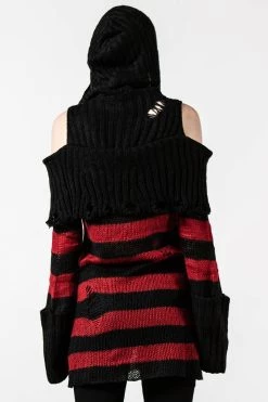 Best Sale π― Killstar Freddy Hooded Knit Sweater π 14 Best Sale π― Killstar Freddy Hooded Knit Sweater π -Gothic-clothing Shop Freddy Hooded Knit Sweater Killstar 7 1066x
