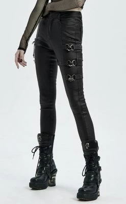 Cheapest 😉 Punk Rave Gladiatrix Faux Leather 👖 Jeans 👍 -Gothic-clothing Shop Gladiatrix Faux Leather Jeans Punk Rave 4 650x