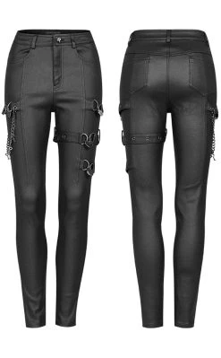 Cheapest 😉 Punk Rave Gladiatrix Faux Leather 👖 Jeans 👍 -Gothic-clothing Shop Gladiatrix Faux Leather Jeans Punk Rave 8 650x
