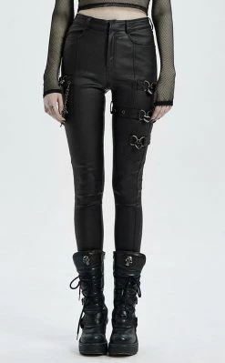 Cheapest π Punk Rave Gladiatrix Faux Leather π Jeans π