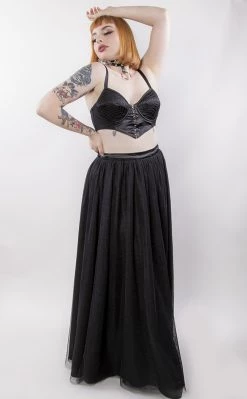 Deals 𧨠Black Friday Goth Mesh Formal π Skirt π₯°