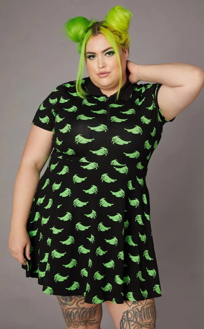 Discount π Black Friday Green Ghost Collar π Dress π 2 Discount π Black Friday Green Ghost Collar π Dress π - Image 2