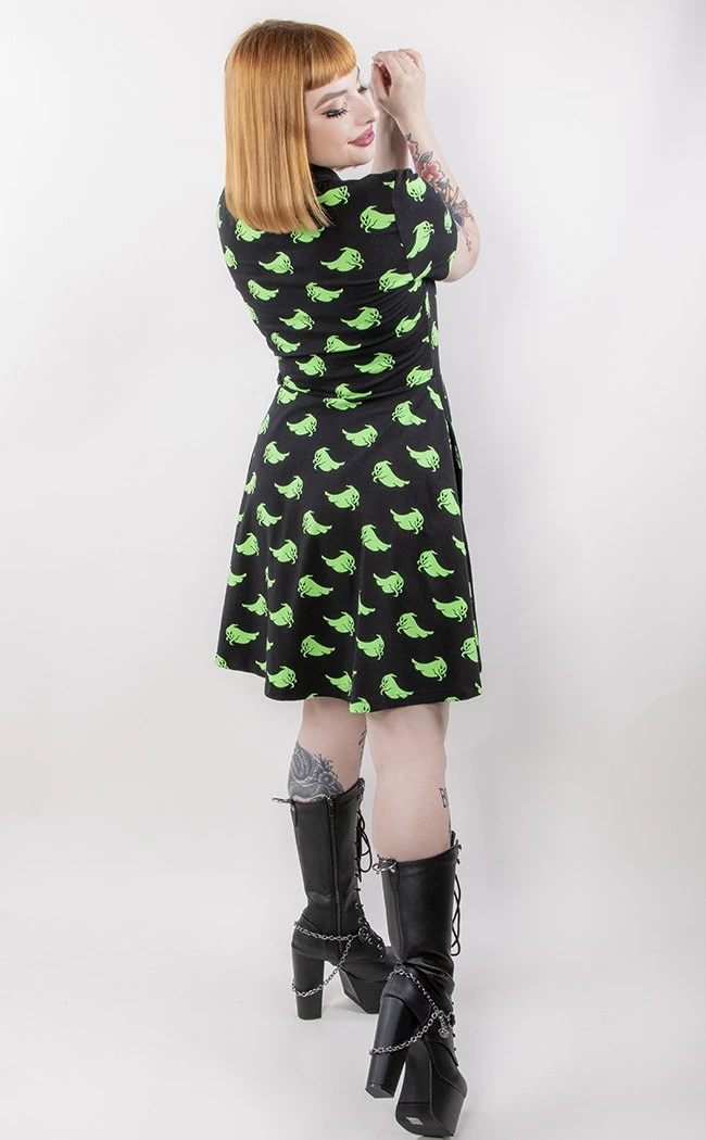 Discount π Black Friday Green Ghost Collar π Dress π 6 Discount π Black Friday Green Ghost Collar π Dress π - Image 6
