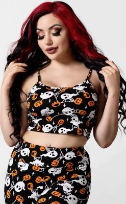 Best Sale π Killstar Haunted Pumpkin Cropped Cami π