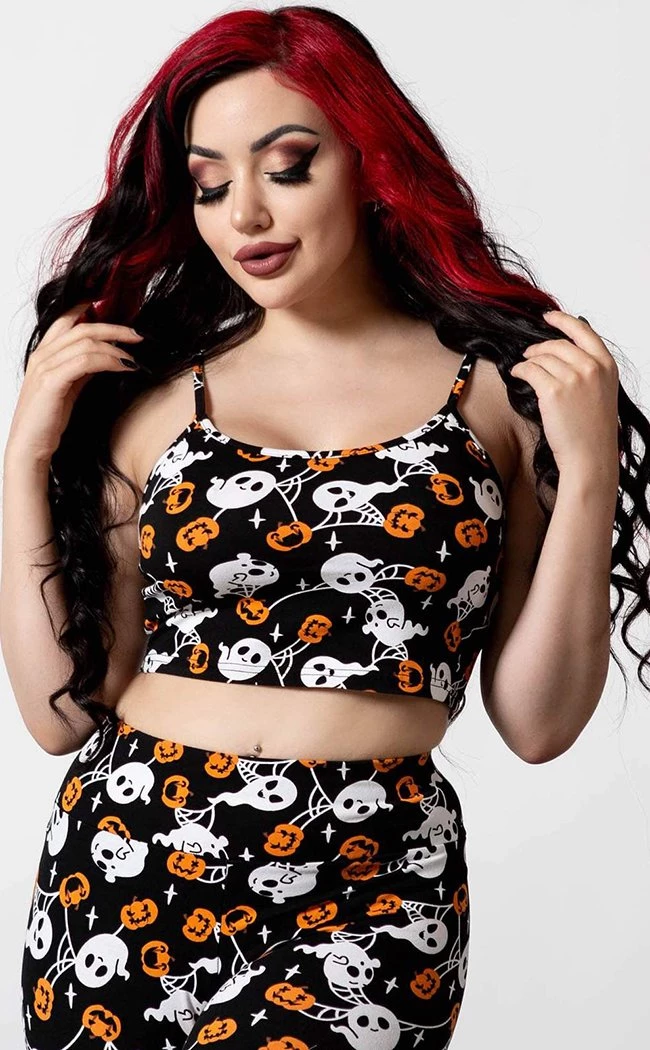 Best Sale π Killstar Haunted Pumpkin Cropped Cami π 1 Best Sale π Killstar Haunted Pumpkin Cropped Cami π