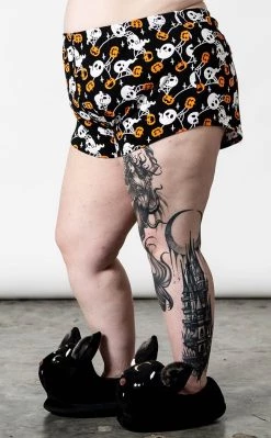 Deals 🔥 Killstar Haunted Pumpkin PJ Shorts 🎉 -Gothic-clothing Shop Haunted Pumpkin PJ Shorts Killstar 5 650x