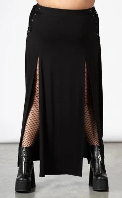 Buy π₯ Killstar Hellverina Split Maxi π Skirt π 10 Buy π₯ Killstar Hellverina Split Maxi π Skirt π -Gothic-clothing Shop Hellverina Split Maxi Skirt Killstar 3 650x