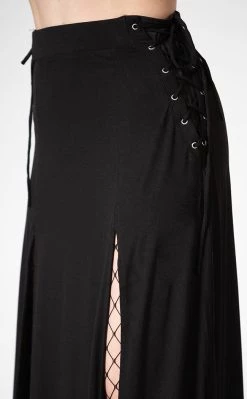 Buy π₯ Killstar Hellverina Split Maxi π Skirt π 11 Buy π₯ Killstar Hellverina Split Maxi π Skirt π -Gothic-clothing Shop Hellverina Split Maxi Skirt Killstar 4 650x