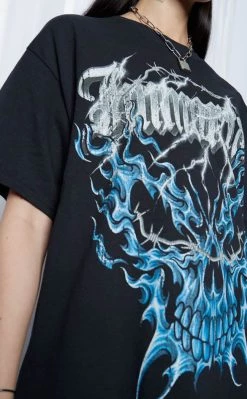 Gothic-clothing Shop -Gothic-clothing Shop Immortal Oversized Tee Mary Wyatt 2 650x