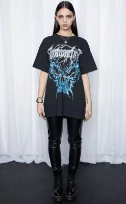 New ✔️ Mary Wyatt Immortal Oversized Tee ❤️ -Gothic-clothing Shop Immortal Oversized Tee Mary Wyatt 4 650x