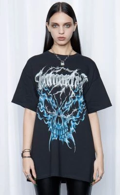 Gothic-clothing Shop 35 New βοΈ Mary Wyatt Immortal Oversized Tee β€οΈ