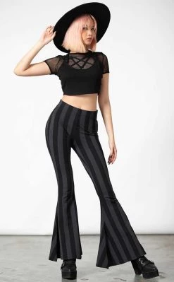 Cheapest β¨ Killstar Inferno Room Flares | Grey Stripe π 10 Cheapest β¨ Killstar Inferno Room Flares | Grey Stripe π -Gothic-clothing Shop Inferno Room Flares Grey Stripe Killstar 4 650x