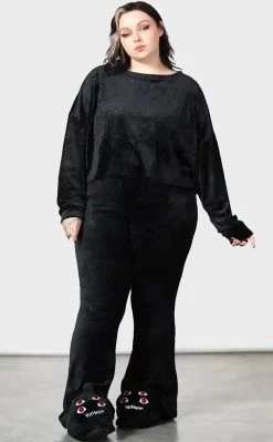 Deals 😍 Killstar Lulluspider Flares [Plus-Size] 🥰 -Gothic-clothing Shop Lulluspider Flares Plus Size Killstar 4 650x