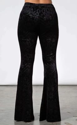 Top 10 π Killstar Magick Mourning Velvet Flares π 12 Top 10 π Killstar Magick Mourning Velvet Flares π -Gothic-clothing Shop Magick Mourning Velvet Flares Killstar 5 650x