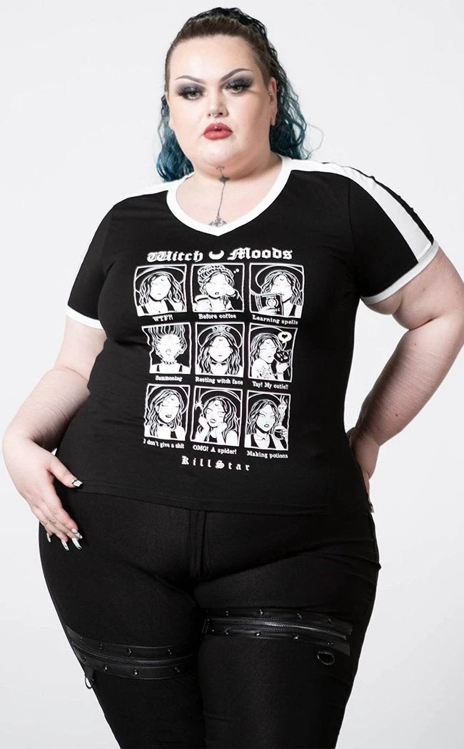 Flash Sale π Killstar Moody V Neck T-Shirt β€οΈ 2 Flash Sale π Killstar Moody V Neck T-Shirt β€οΈ - Image 2