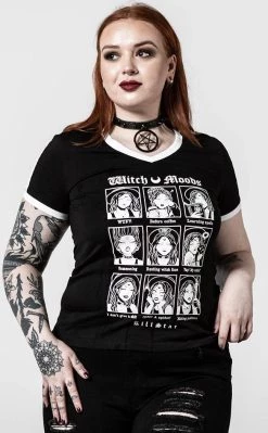 Flash Sale π Killstar Moody V Neck T-Shirt β€οΈ 9 Flash Sale π Killstar Moody V Neck T-Shirt β€οΈ -Gothic-clothing Shop Moody V Neck T Shirt Killstar 3 650x