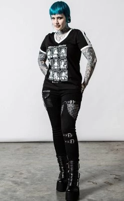 Flash Sale π Killstar Moody V Neck T-Shirt β€οΈ 10 Flash Sale π Killstar Moody V Neck T-Shirt β€οΈ -Gothic-clothing Shop Moody V Neck T Shirt Killstar 4 650x