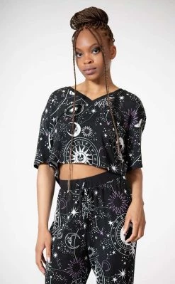 Promo π Killstar Moonlight V Neck Crop Top π