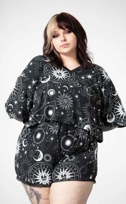 Brand new 🥰 Killstar Moonlight V Neck Crop Top [Plus-Size] ✨