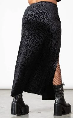 New 👍 Killstar Nine Lives 👗 Skirt | Black [Plus-Size] 💯 -Gothic-clothing Shop Nine Lives Skirt Black Plus Size Killstar 3 650x