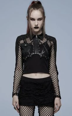 Best deal π Punk Rave Noctura Cropped Jacket π 10 Best deal π Punk Rave Noctura Cropped Jacket π -Gothic-clothing Shop Noctura Cropped Jacket Punk Rave 3 650x