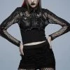 Best deal 🌟 Punk Rave Noctura Cropped Jacket 🎁
